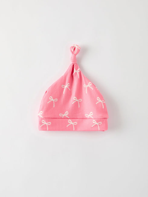 christmas-bow-pink-romper-with-hat-sweet-and-stylish-baby-outfit-Sophia's Style--6